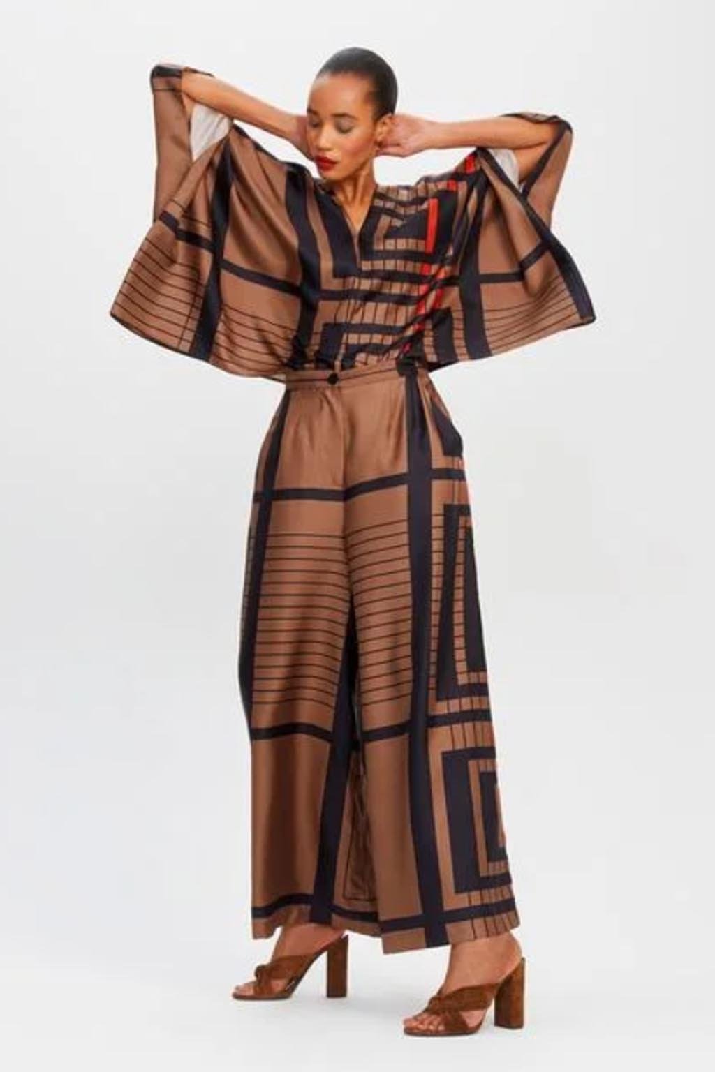 Modern Sophistication: Soft Satin Silk Statement Set