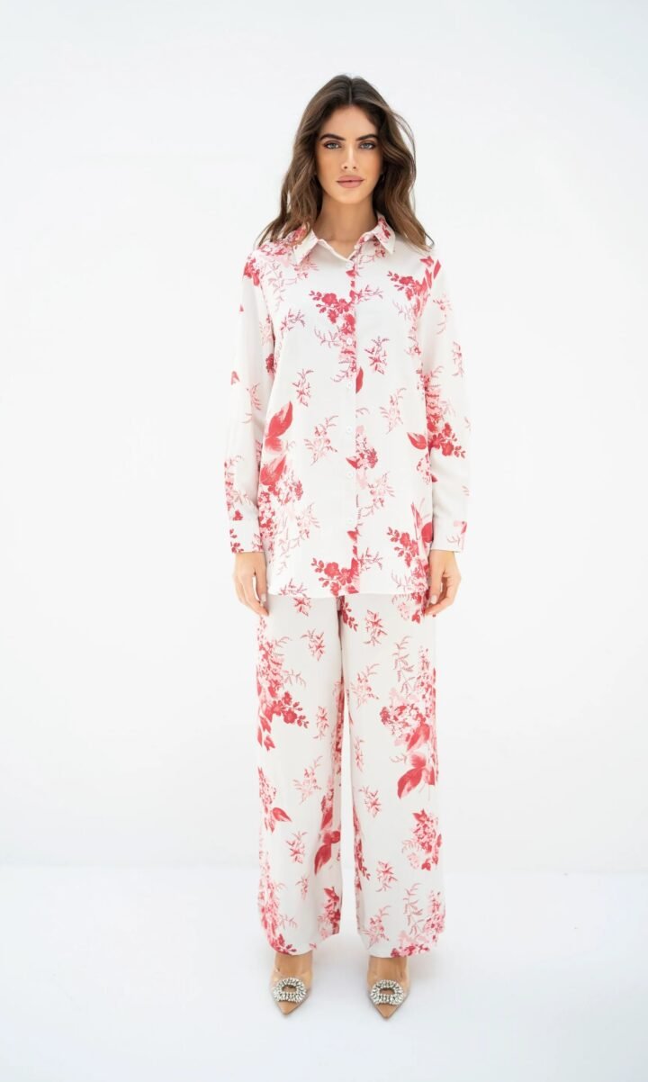 Floral Elegance Co-Ord Set in Korean BSY