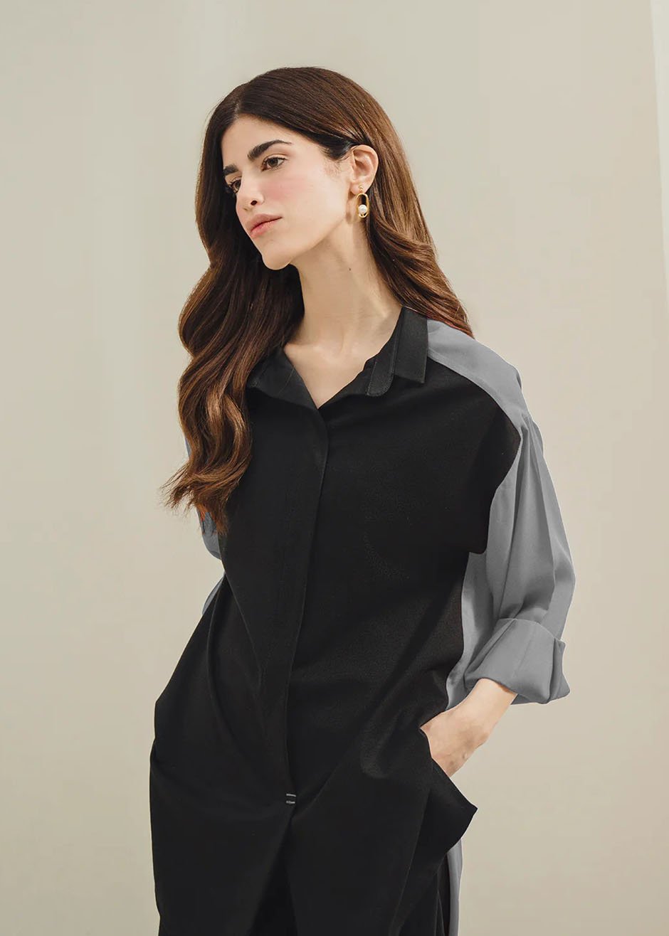 Monochrome Contrast Panel Co-ord Set